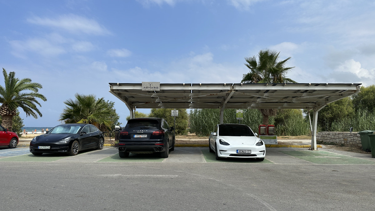 Rethymno, Crete, charging station